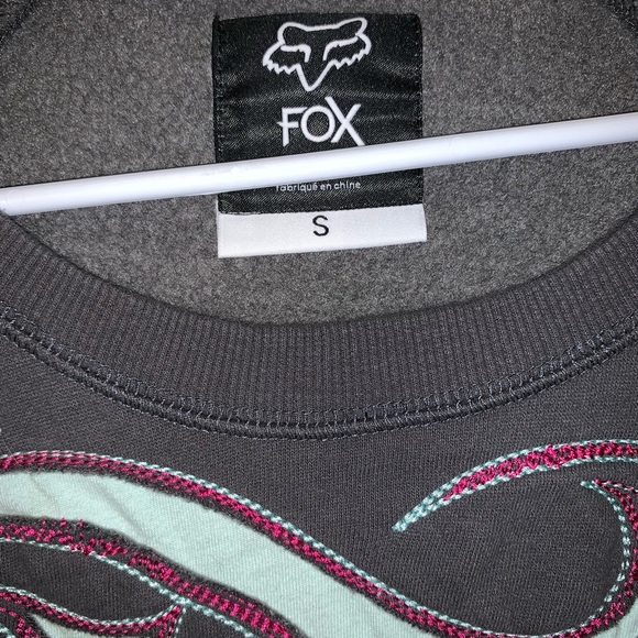 Fox sweatshirt with pocket - Picture 3 of 3